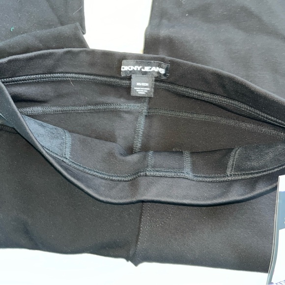 DKNY Jeans Ladies' Mid-Rise Ponte Pant Pull on Silhouette XS/ECH - Picture 7 of 13